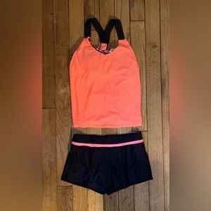 Ladies wide strap tankini